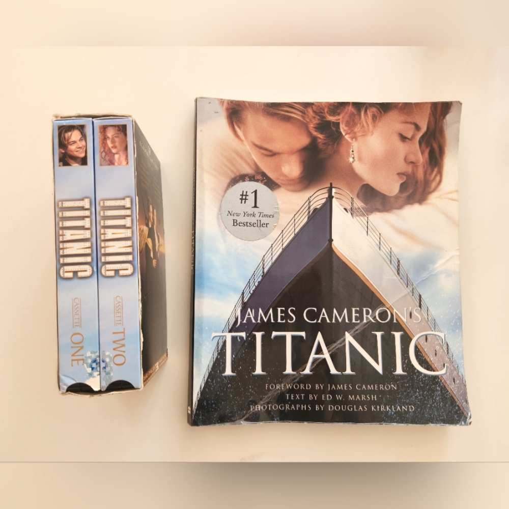 James Cameron's Titanic book and tapes